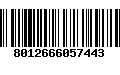 Código de Barras 8012666057443