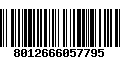 Código de Barras 8012666057795