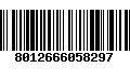 Código de Barras 8012666058297