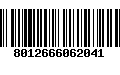 Código de Barras 8012666062041