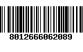 Código de Barras 8012666062089