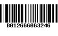 Código de Barras 8012666063246