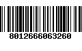 Código de Barras 8012666063260