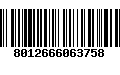 Código de Barras 8012666063758