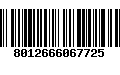 Código de Barras 8012666067725