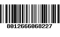 Código de Barras 8012666068227