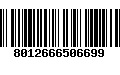 Código de Barras 8012666506699