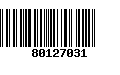 Código de Barras 80127031