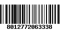 Código de Barras 8012772063338