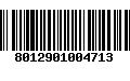 Código de Barras 8012901004713