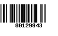 Código de Barras 80129943