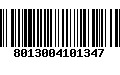 Código de Barras 8013004101347