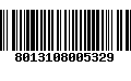 Código de Barras 8013108005329