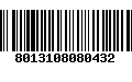 Código de Barras 8013108080432