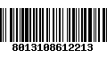 Código de Barras 8013108612213