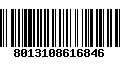 Código de Barras 8013108616846