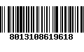 Código de Barras 8013108619618