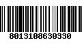 Código de Barras 8013108630330