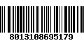 Código de Barras 8013108695179