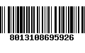 Código de Barras 8013108695926