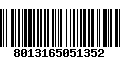 Código de Barras 8013165051352