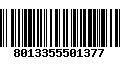 Código de Barras 8013355501377