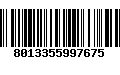 Código de Barras 8013355997675