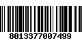 Código de Barras 8013377007499