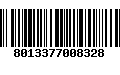 Código de Barras 8013377008328