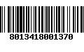 Código de Barras 8013418001370