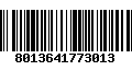 Código de Barras 8013641773013