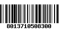 Código de Barras 8013710508300