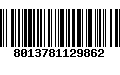 Código de Barras 8013781129862