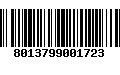 Código de Barras 8013799001723