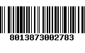 Código de Barras 8013873002783