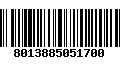 Código de Barras 8013885051700