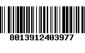 Código de Barras 8013912403977