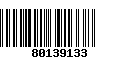 Código de Barras 80139133