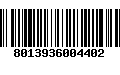 Código de Barras 8013936004402