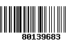 Código de Barras 80139683