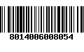 Código de Barras 8014006008054