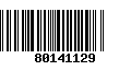 Código de Barras 80141129