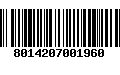 Código de Barras 8014207001960