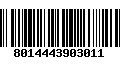 Código de Barras 8014443903011