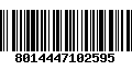Código de Barras 8014447102595