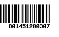 Código de Barras 801451200307