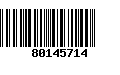 Código de Barras 80145714