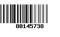 Código de Barras 80145738