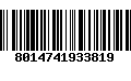 Código de Barras 8014741933819