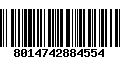 Código de Barras 8014742884554